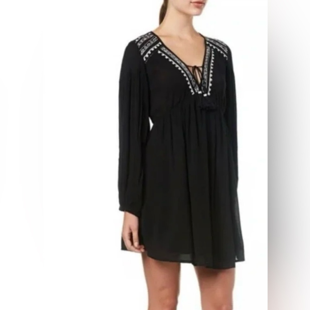 Band of Gypsies Large Bohemian Tunic Mini Dress